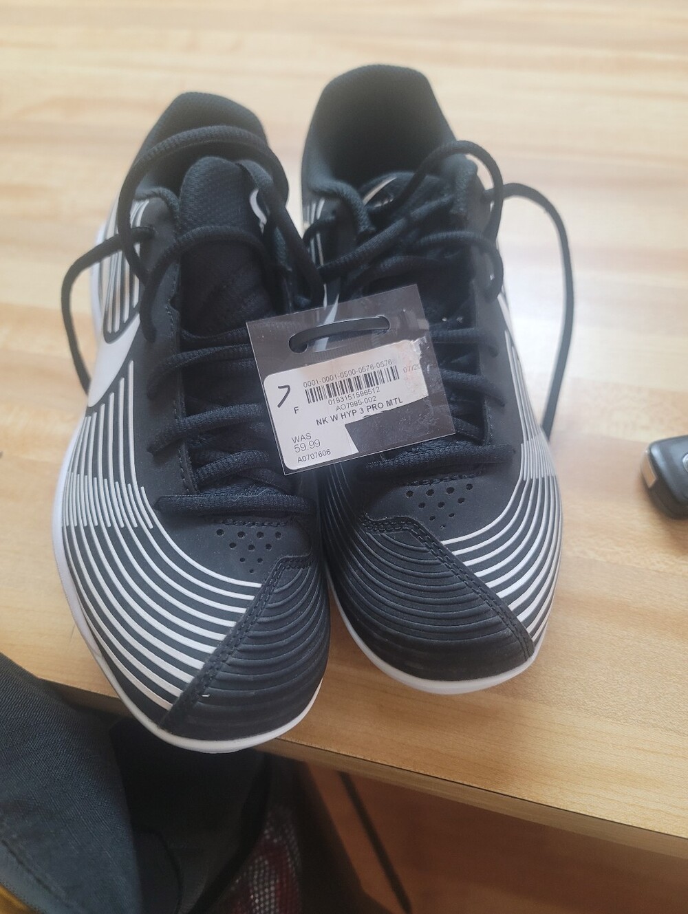 Nike Black and White Women's Sofball Cleats